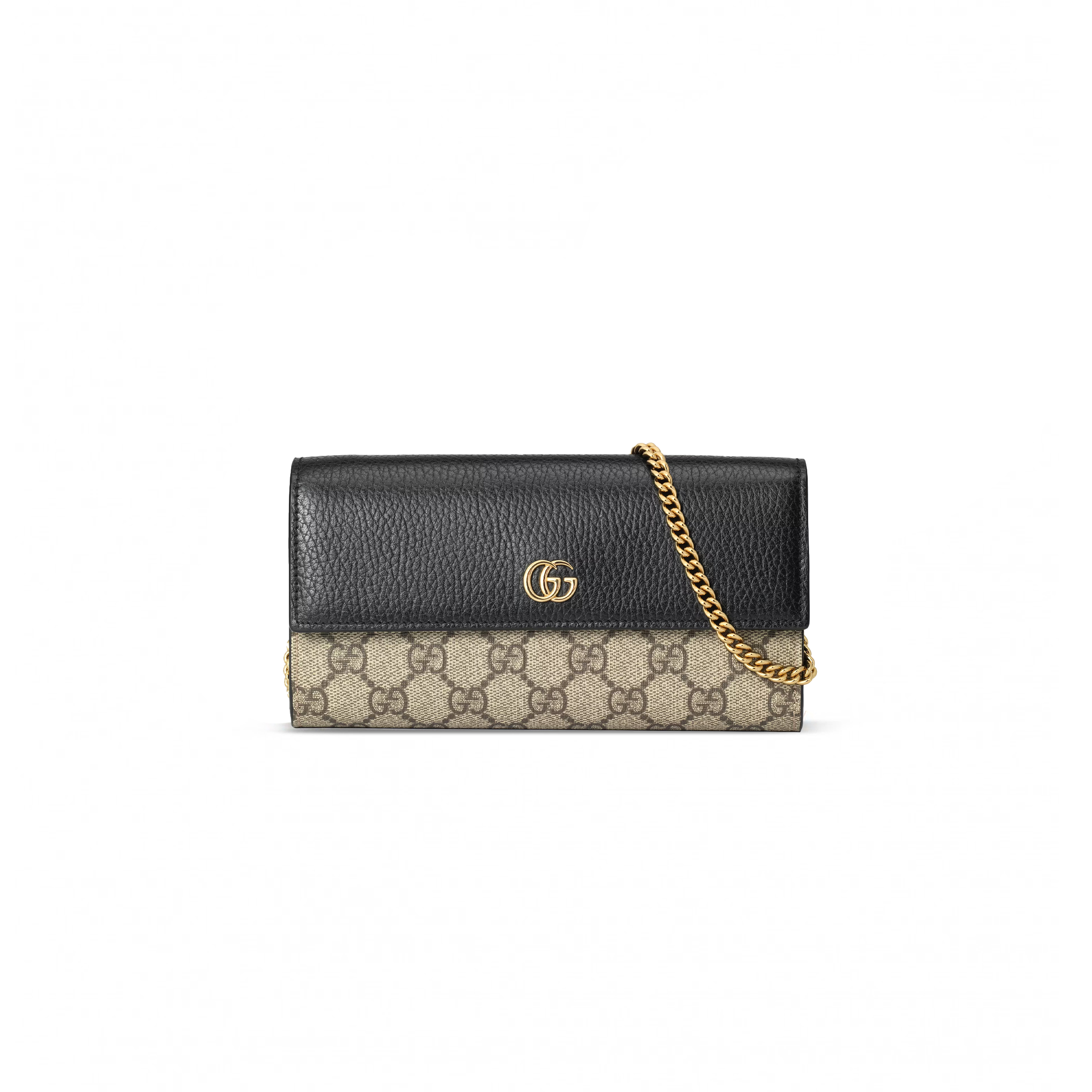 GUCCI GG MARMONT BI-COLOR WALLET ON CHAIN 54658517WAG1283 (19*10cm) GUCCI GG MARMONT BI-COLOR WALLET ON CHAIN 54658517WAG1283 (19*10cm)